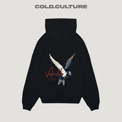 Black Plumage Hoodie